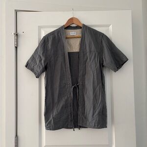 Askashi-Kama Short Kimono Tie Front Japanese Made in USA